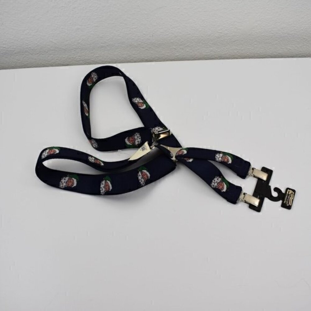 New‎ Vintage American Accessories Christmas Suspenders New with tag